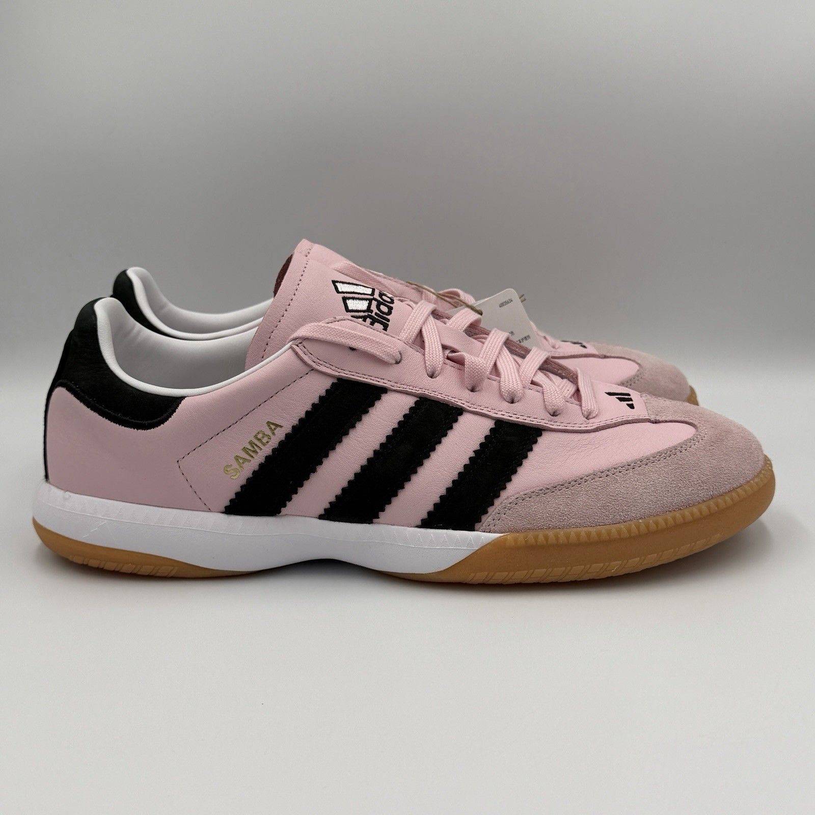 Adidas Originals Samba Mn Clear Pink Core Black Gum Ji3182 Men's Size 12